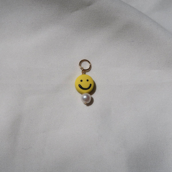 Smiley Pearl Charm