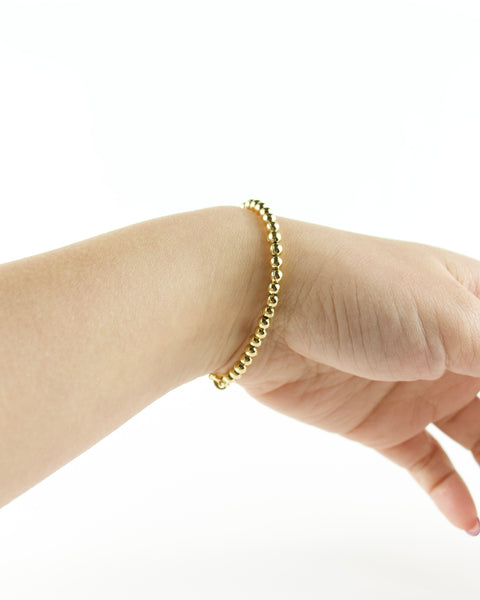 Beaded Bracelet - 18k Gold Filled
