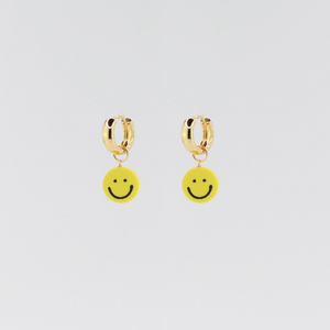 Smiley Charm Earrings
